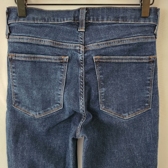 J. Crew High Rise Skinny Jeans Dark Wash, size 27 - Picture 6 of 10